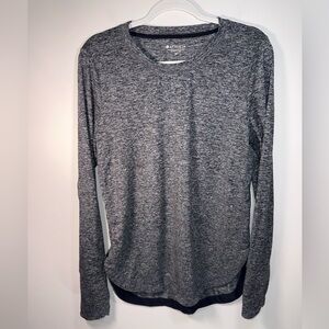 Athleta Womens Gray Long Sleeve Top Size Medium
